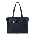 thumbnail image 1 of Time and Tru Women's Kara Contemporary Satchel Tote Handbag, Black, 1 of 5