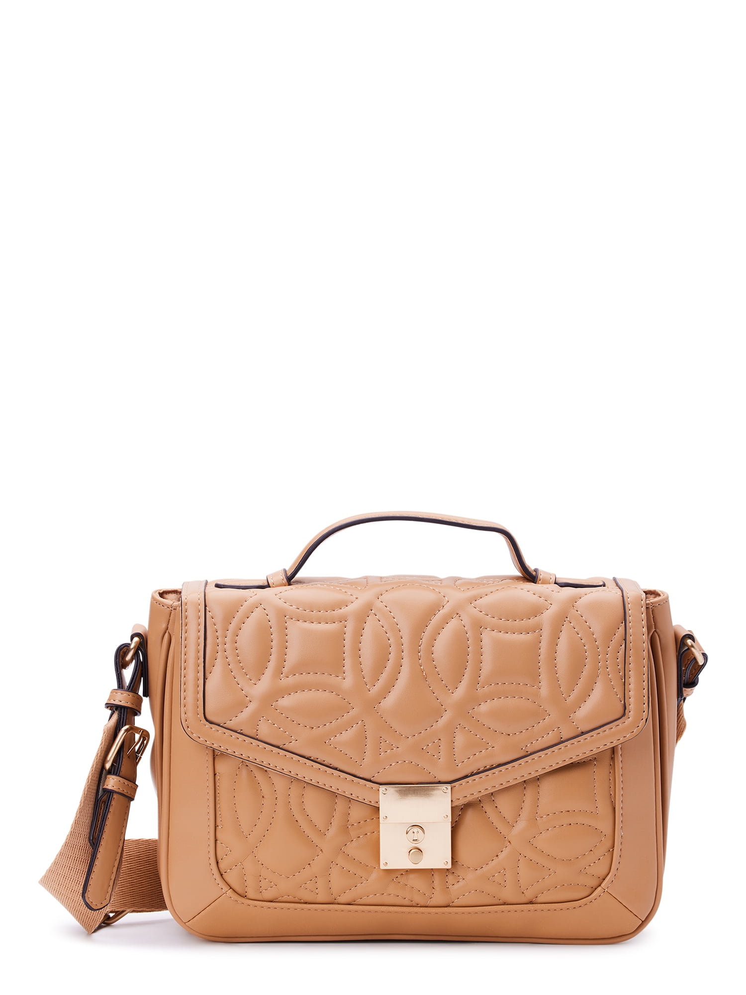 Time and Tru Women's Kate Flap Front Crossbody Bag