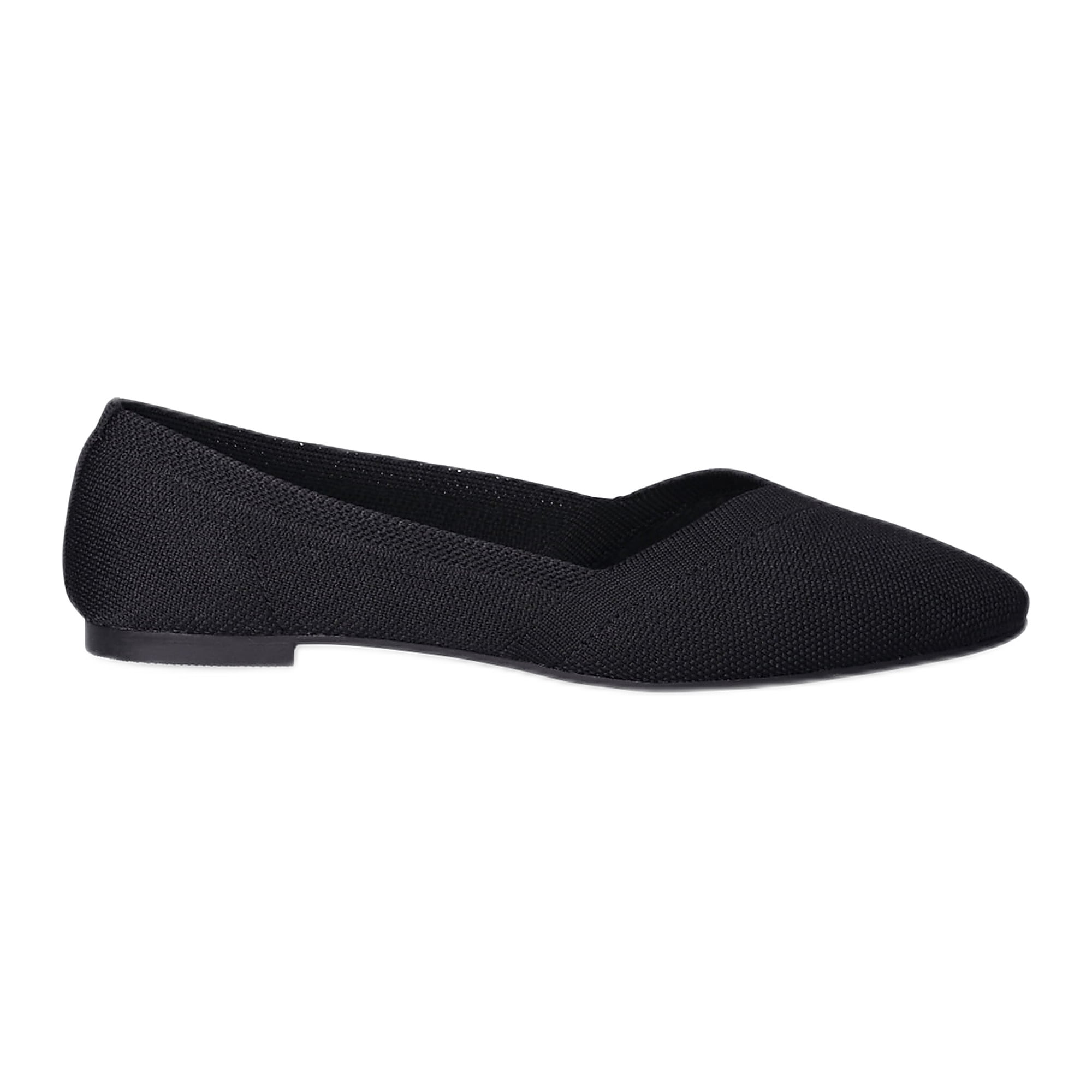 Time and Tru Women's Knit Ballet Flats