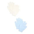 thumbnail image 1 of Time and Tru Women's Knit Gloves, 2-Pack, Isla Blue/Winter White, 1 of 4