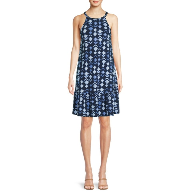 Time and Tru Women's Knit Halter Dress - Walmart.com