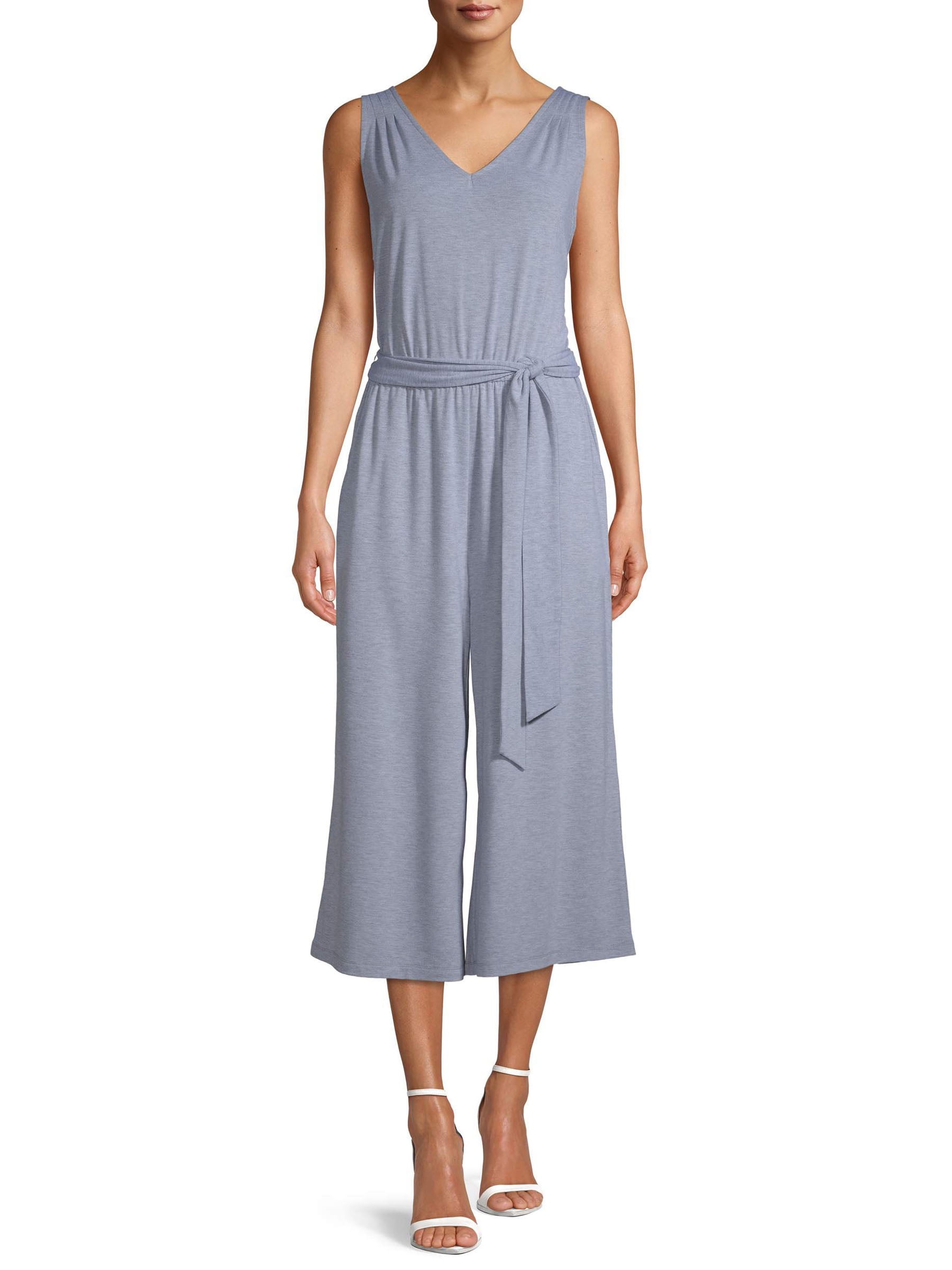 Time and Tru Women's Knit Jumpsuit