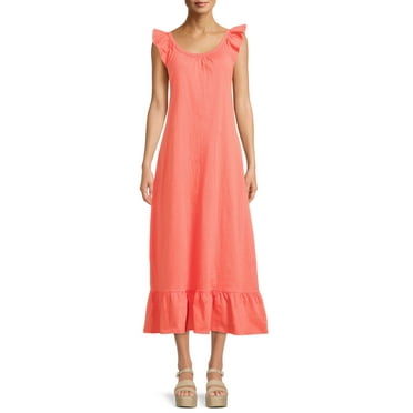 Time and Tru Women's Knit Halter Dress - Walmart.com