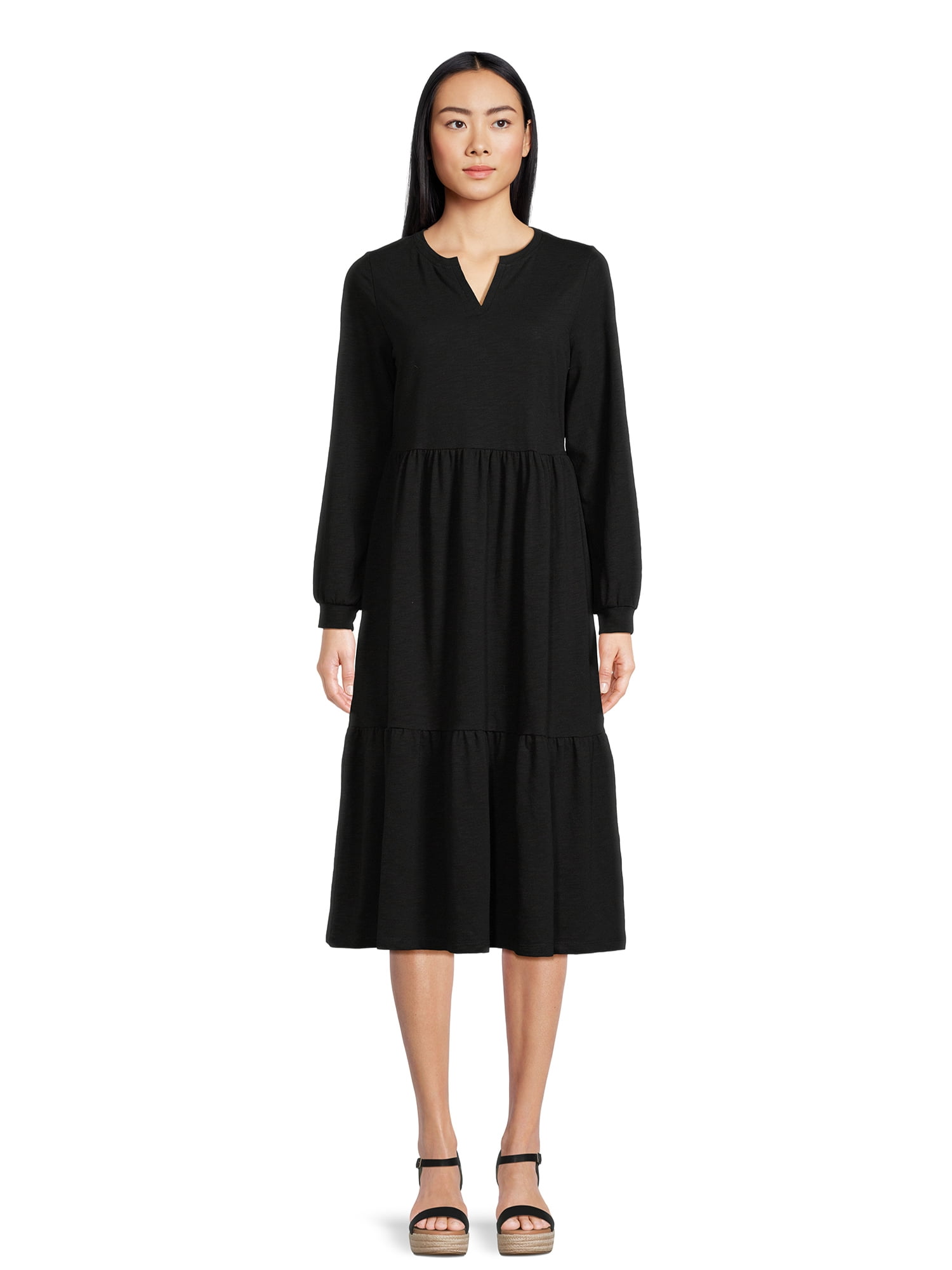 TIME FOR TEAM WOVEN MIDI DRESS