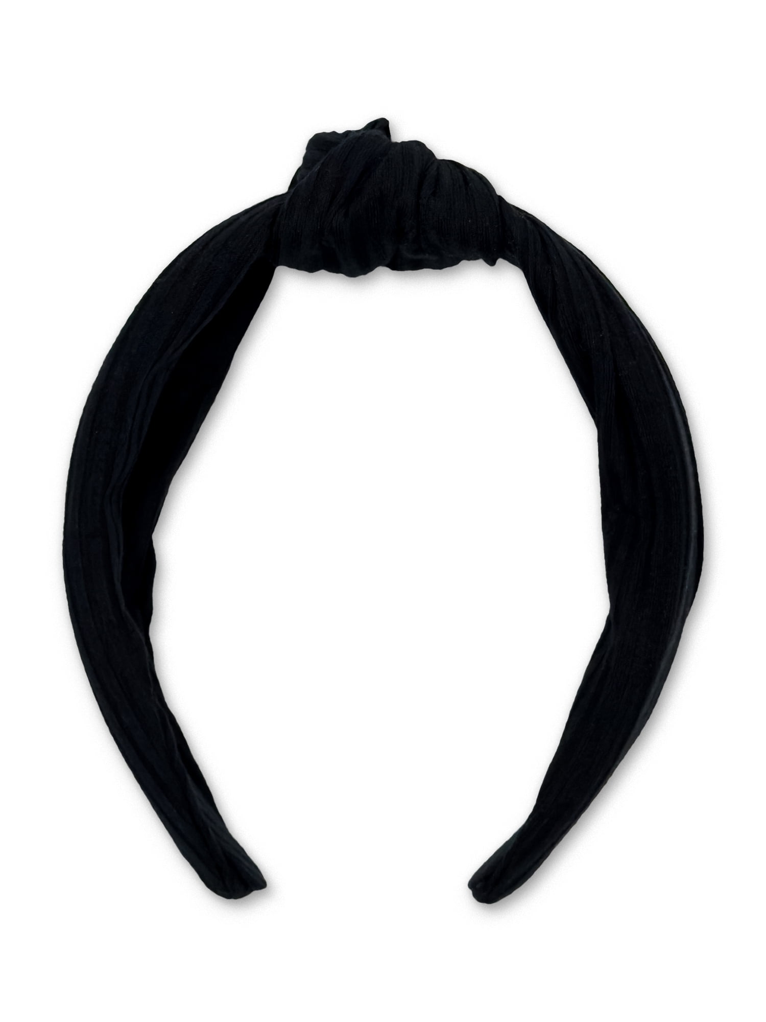 Time and Tru Women's Knot Hair Headband, Black