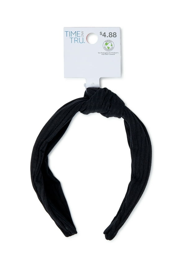 Women's Knot Hair Headband, Black