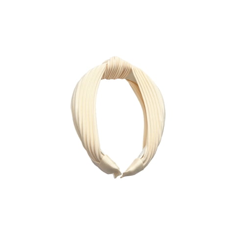 Knotted Headband, Ivory
