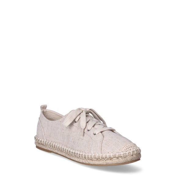 Time and Tru Women's Lace Up Espadrille Sneakers