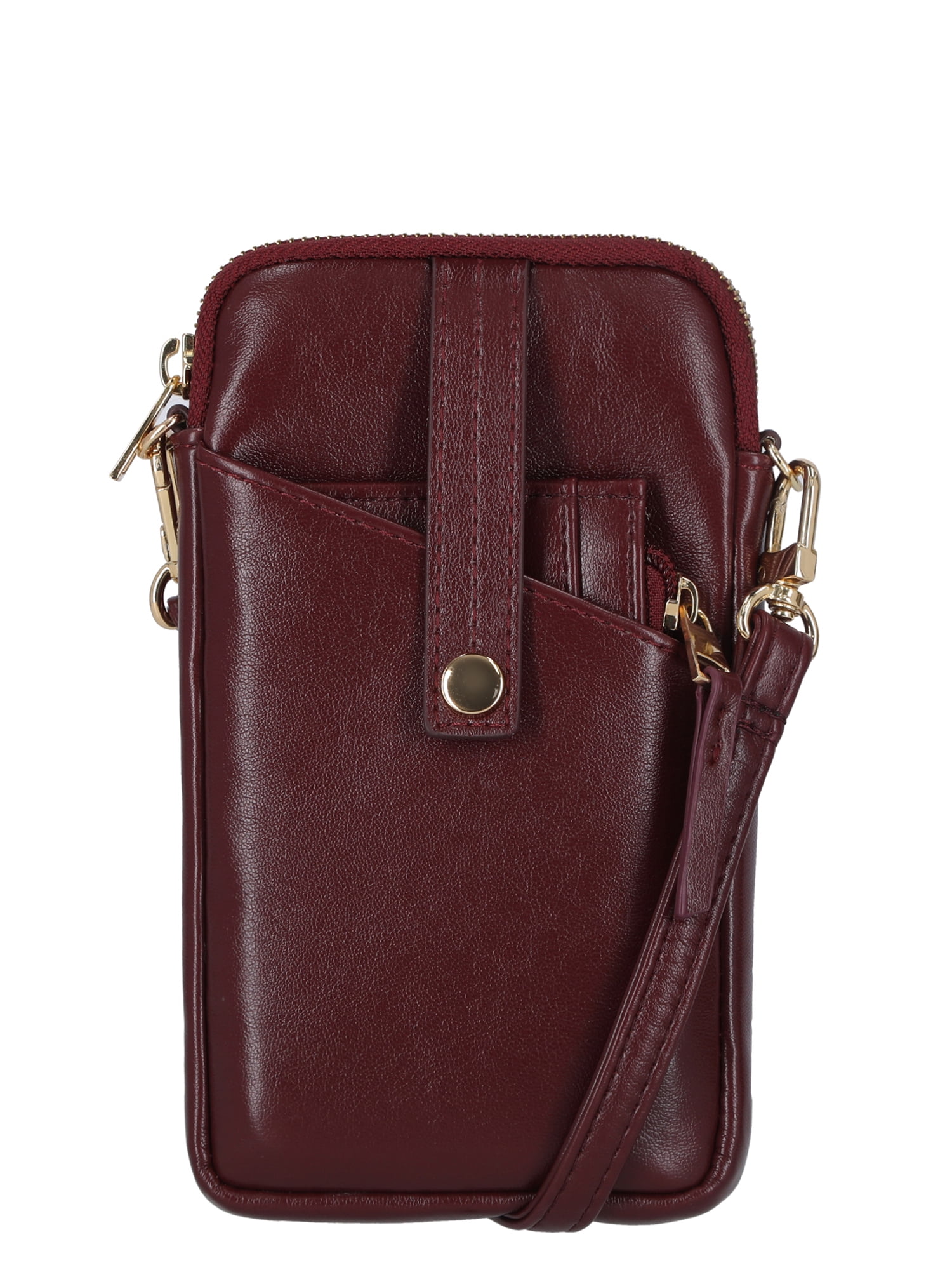 Time and Tru Women's Lanie Phone Wallet, Crimson
