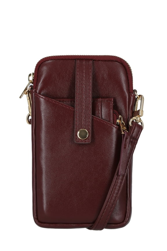 Women's Lanie Phone Wallet, Crimson