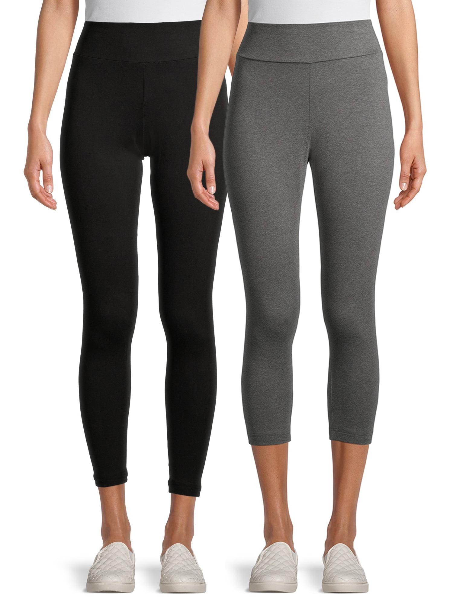 Time and Tru Women's Leggings, 2pack