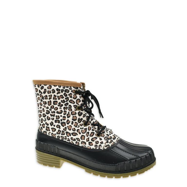 Leopard duck hot sale boots wholesale