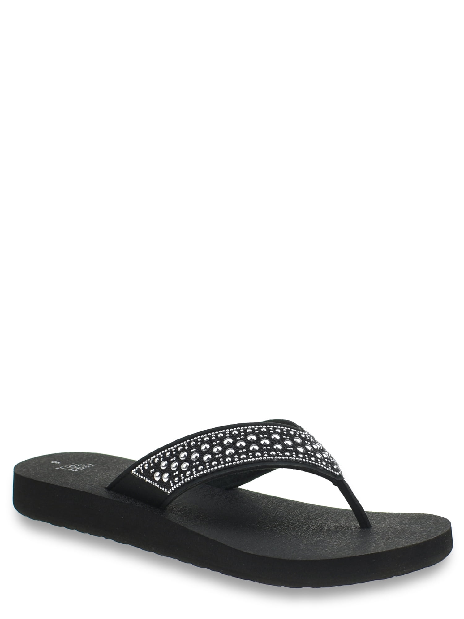 【Anyone more】Dibo Basic Flip Flops No Boundaries Flip Flop Sandals, Women's - Walmart.com