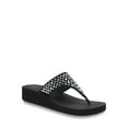 thumbnail image 1 of Time and Tru Women's Lifestyle Flip Flop Wedge, 1 of 5