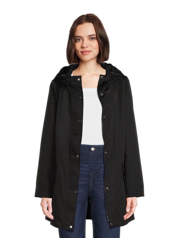 Women's Lightweight Anorak Jacket with Hood, Sizes XS-3X