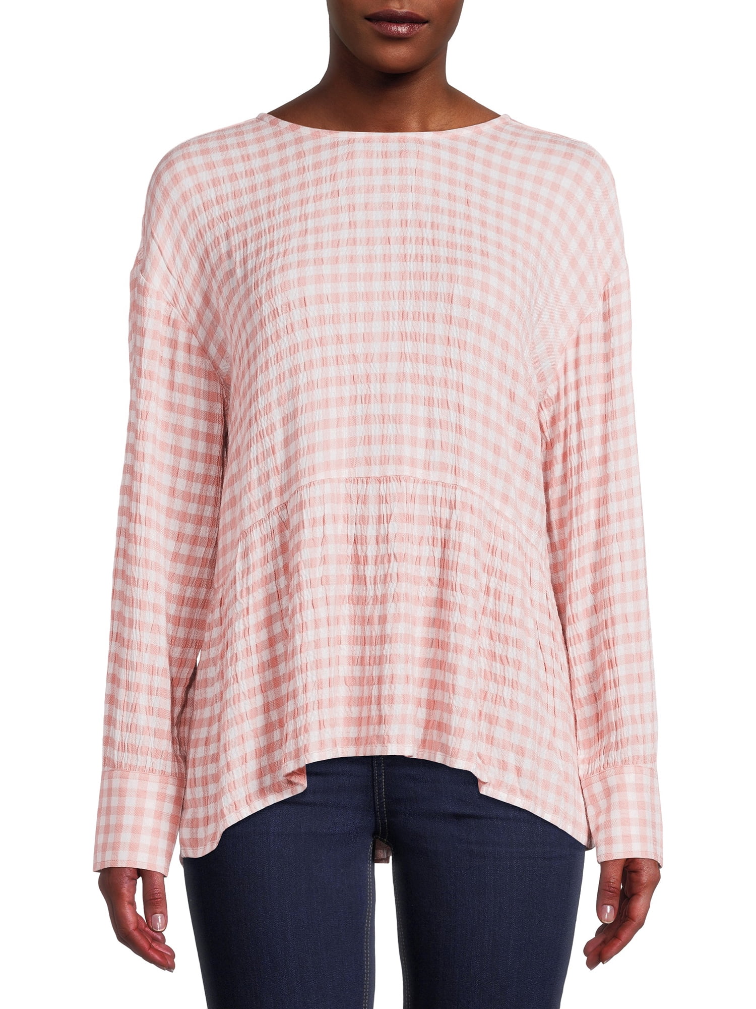 time and tru peplum top