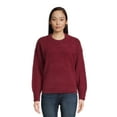 thumbnail image 1 of Time and Tru Women's Long Sleeve Eyelash Crewneck Pullover Sweater, Sizes XS-XXL, 1 of 5