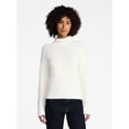 thumbnail image 1 of Time and Tru Women's Funnel Neck Sweater, Midweight, Sizes XS-XXXL, 1 of 6