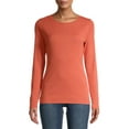 thumbnail image 1 of Time and Tru Women's Long Sleeve Rib T-Shirt, 1 of 1