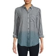 thumbnail image 1 of Time and Tru Women's Long Sleeve Soft Button Shirt, 1 of 5