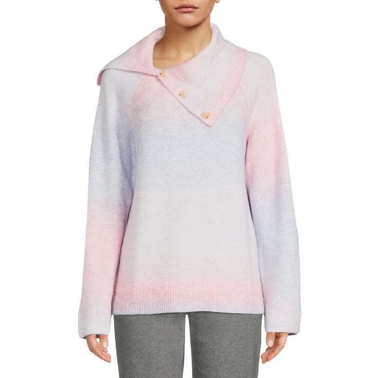 Split High Neck Collar Long Sleeve Sweaters Split High Neck Collar Long Sleeve Sweaters