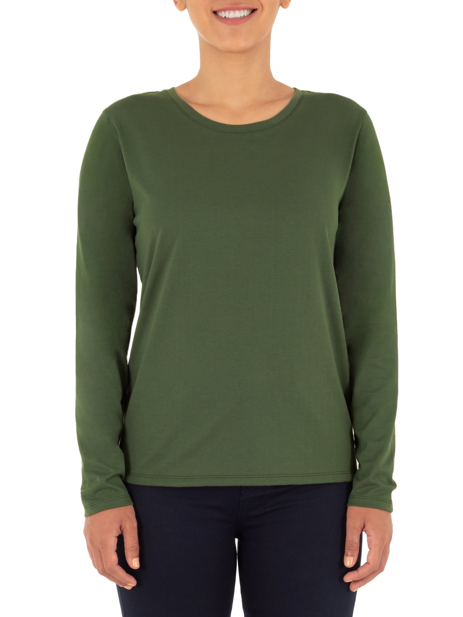 Time and Tru Women's Long Sleeve Tee
