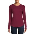 thumbnail image 1 of Time and Tru Women's Long Sleeve Thermal T-Shirt, 1 of 6