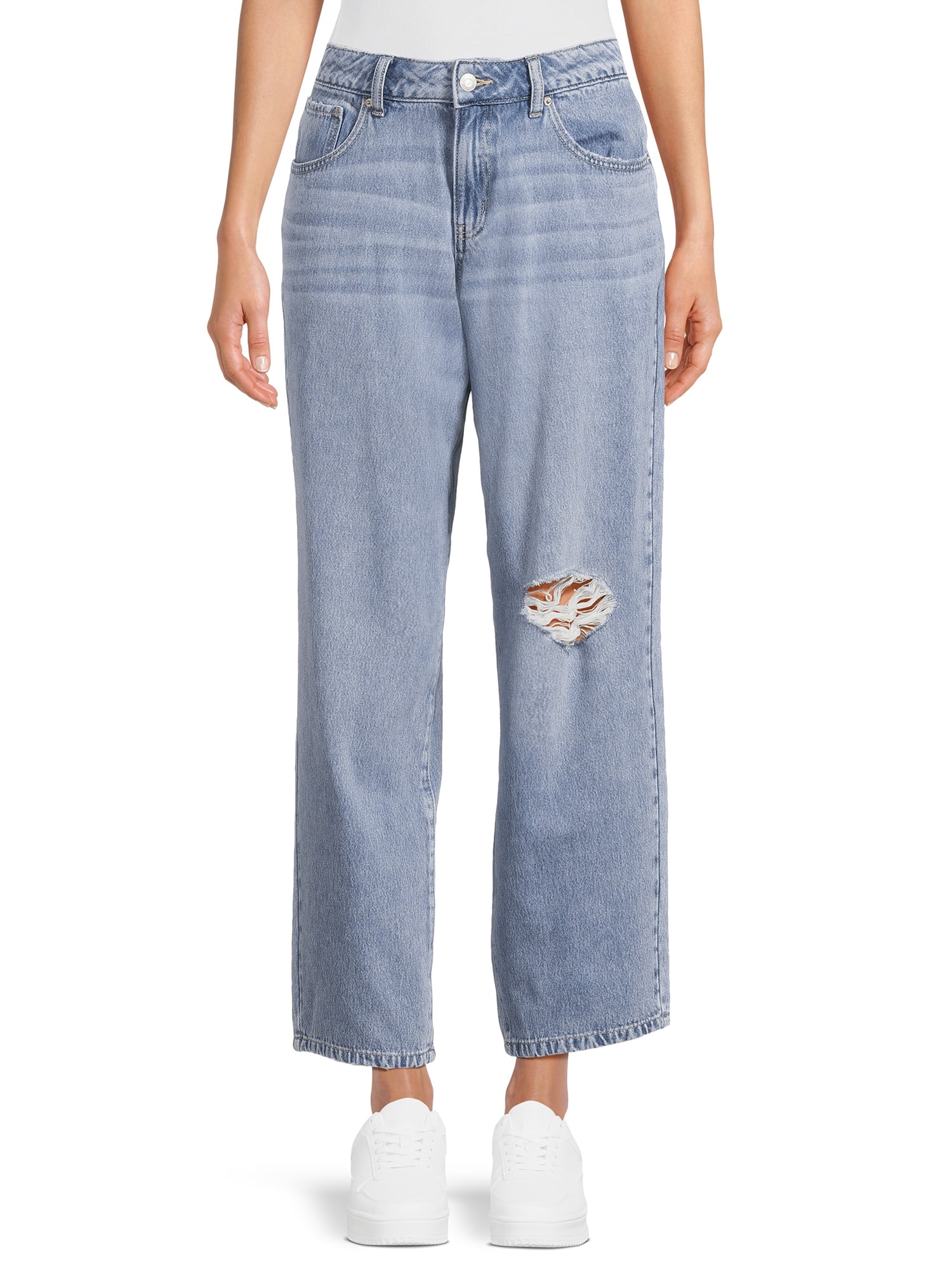 Time and Tru Women’s Low Rise Baggy Jeans, Sizes 2-20 - Walmart.com