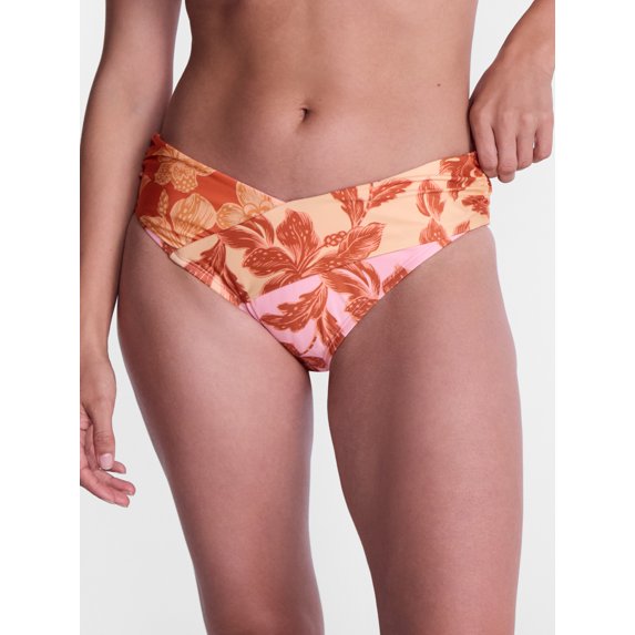 Time and Tru Women's V-Front Low Rise Bikini Bottoms, Sizes XS-XL