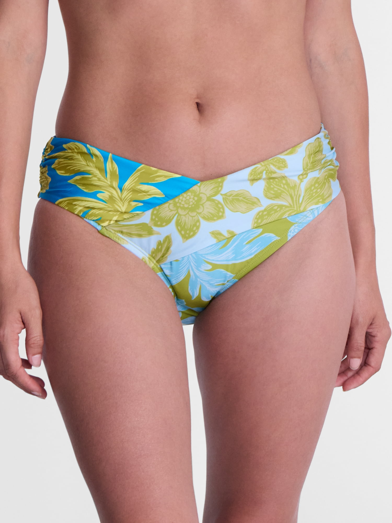 Time and Tru Women's V-Front Low Rise Bikini Bottoms, Sizes XS-XL