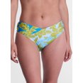 thumbnail image 1 of Time and Tru Women's V-Front Low Rise Bikini Bottoms, Sizes XS-XL, 1 of 5