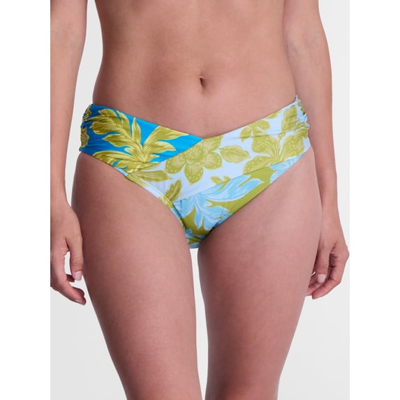 Time and Tru Women's V-Front Low Rise Bikini Bottoms, Sizes XS-XL