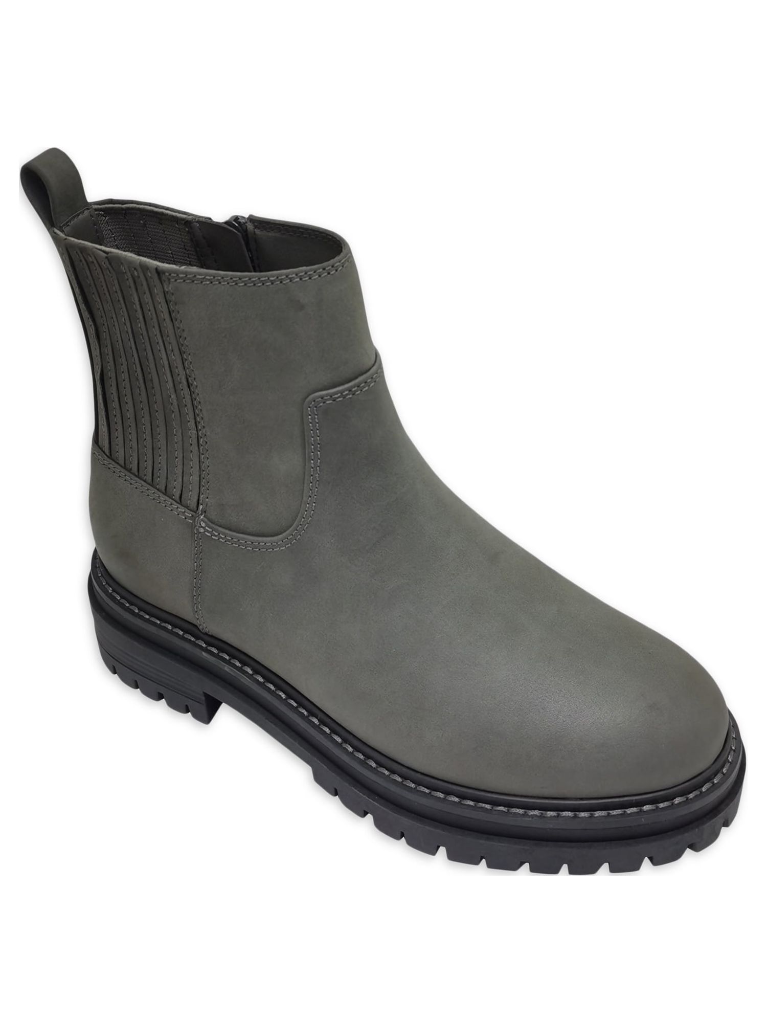 Time and Tru Women's Lug Chelsea Boots, Wide Width Available - image 1 of 6