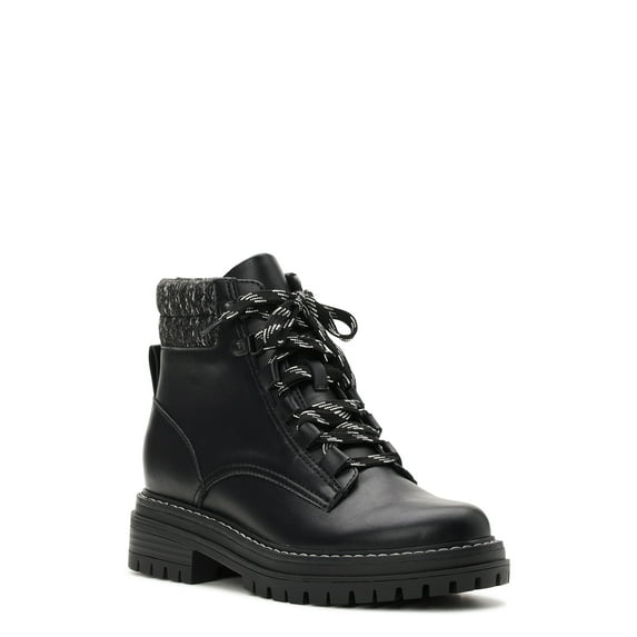 Time and Tru Women's Lug Sole Hiker Boots