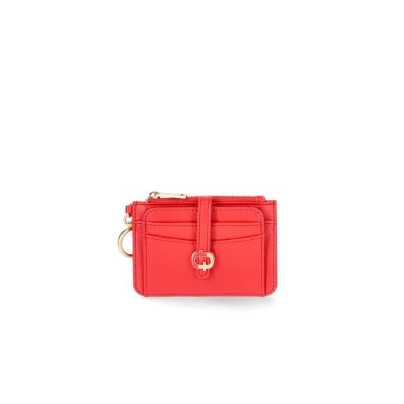 Time and Tru Women's Maria Card Case, Fiesta Red