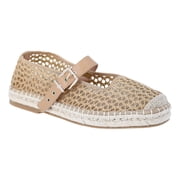 Time and Tru Womens Espadrille Mary Jane Flats
