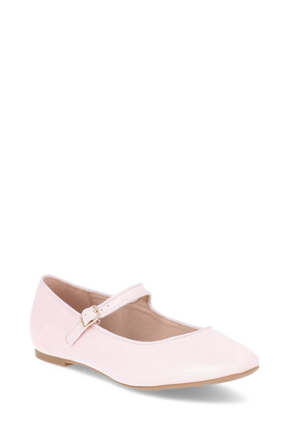 Women's Faux Leather Mary Jane Flats