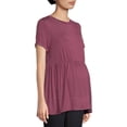 thumbnail image 1 of Time and Tru Women's Maternity Babydoll Top, 1 of 6