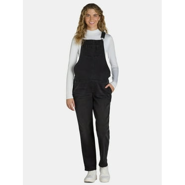 Time and Tru Women's Maternity Boyfriend Overalls, Sizes XS-XXXL