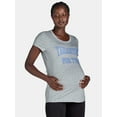 thumbnail image 1 of Time and Tru Women’s Maternity Graphic Print Tee, Sizes S-XXL, 1 of 1