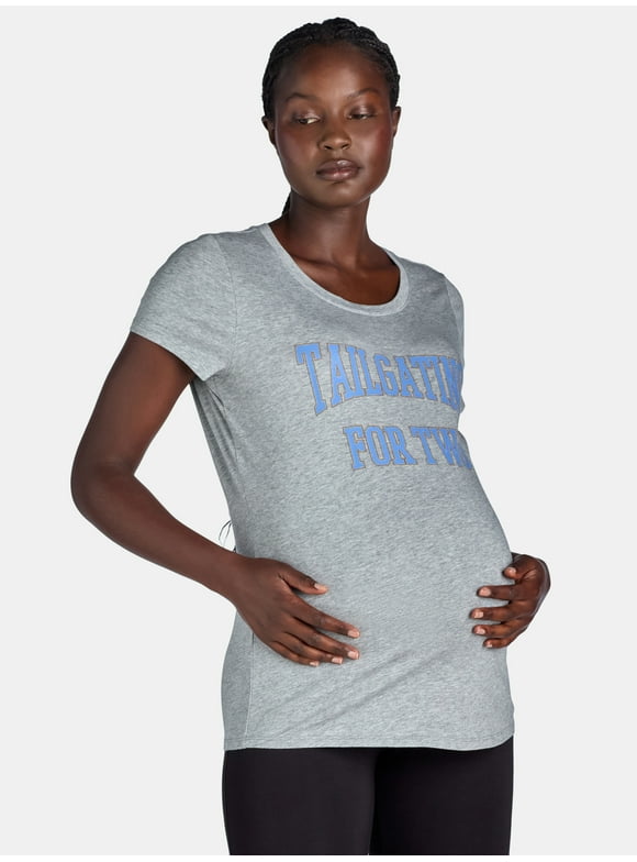 Women’s Maternity Graphic Print Tee, Sizes S-XXL