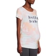 thumbnail image 1 of Time and Tru Women's Maternity Graphic T-Shirt, 1 of 6