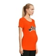 Time and Tru Women's Maternity Graphic Tee with Short Sleeves, Sizes S