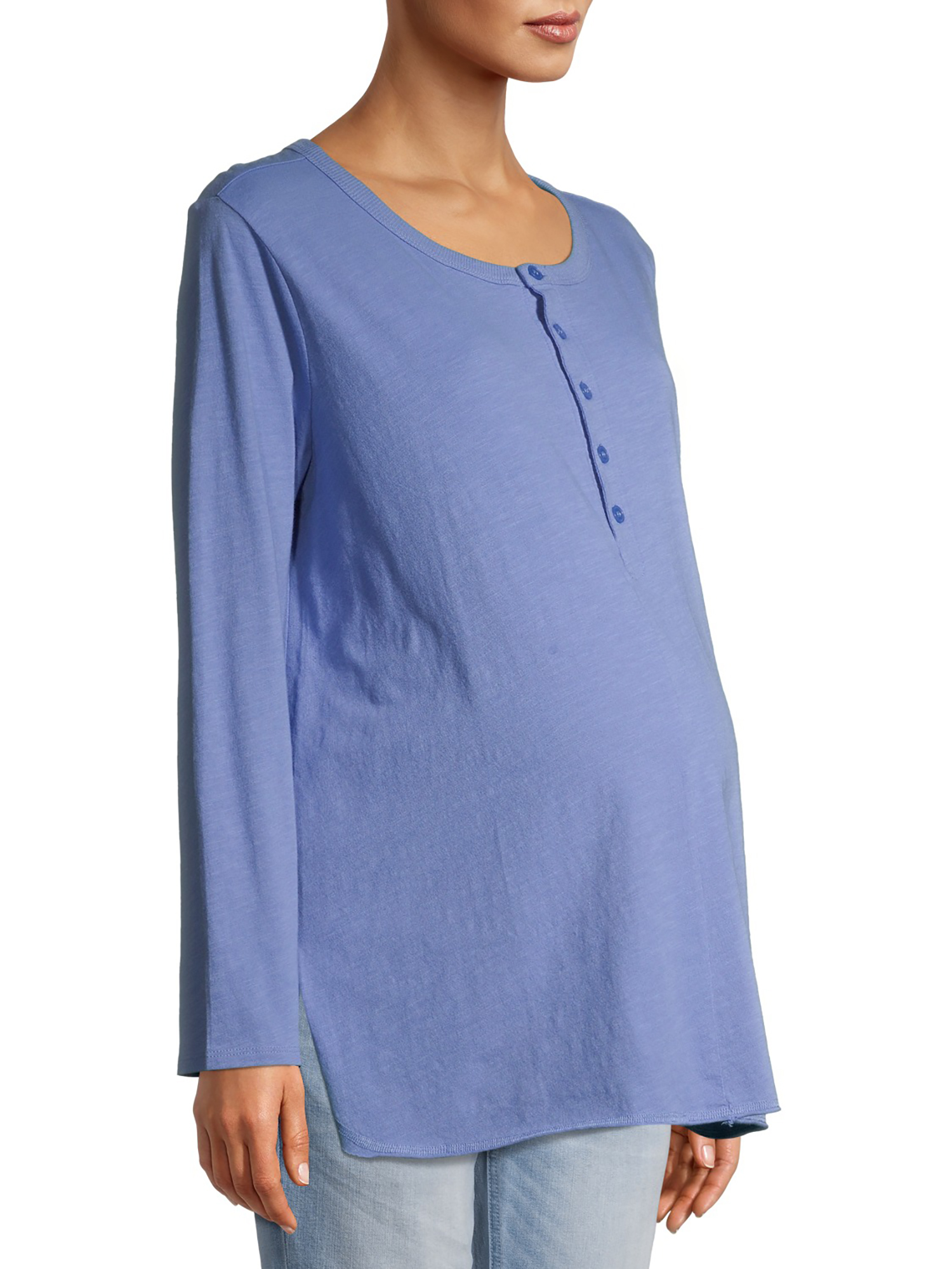 Time and Tru Women’s Maternity Henley Shirt