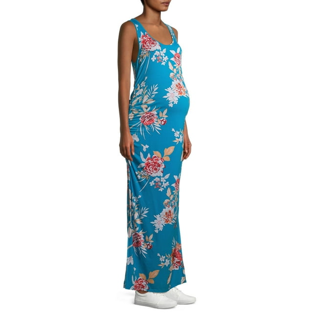 Time and Tru Women’s Maternity Knit Maxi Dress