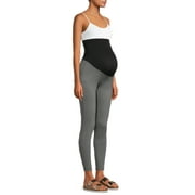 Time and Tru Maternity Ponte Knit Leggings with Full Panel
