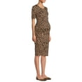 thumbnail image 1 of Time and Tru Women’s Maternity Ruched Dress, 1 of 6