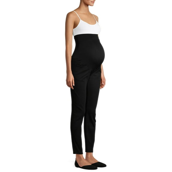 Time and Tru Women’s Maternity Skinny Jeans with Full Panel and 5 Pockets