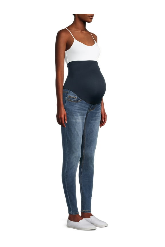 Women’s Maternity Skinny Jeans with Full Panel
