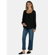 Time and Tru Women's Maternity Square Neck Top